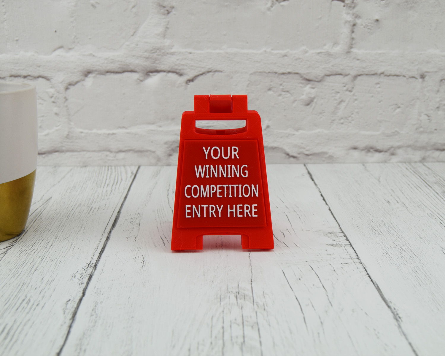 Competition Message Sign Gift